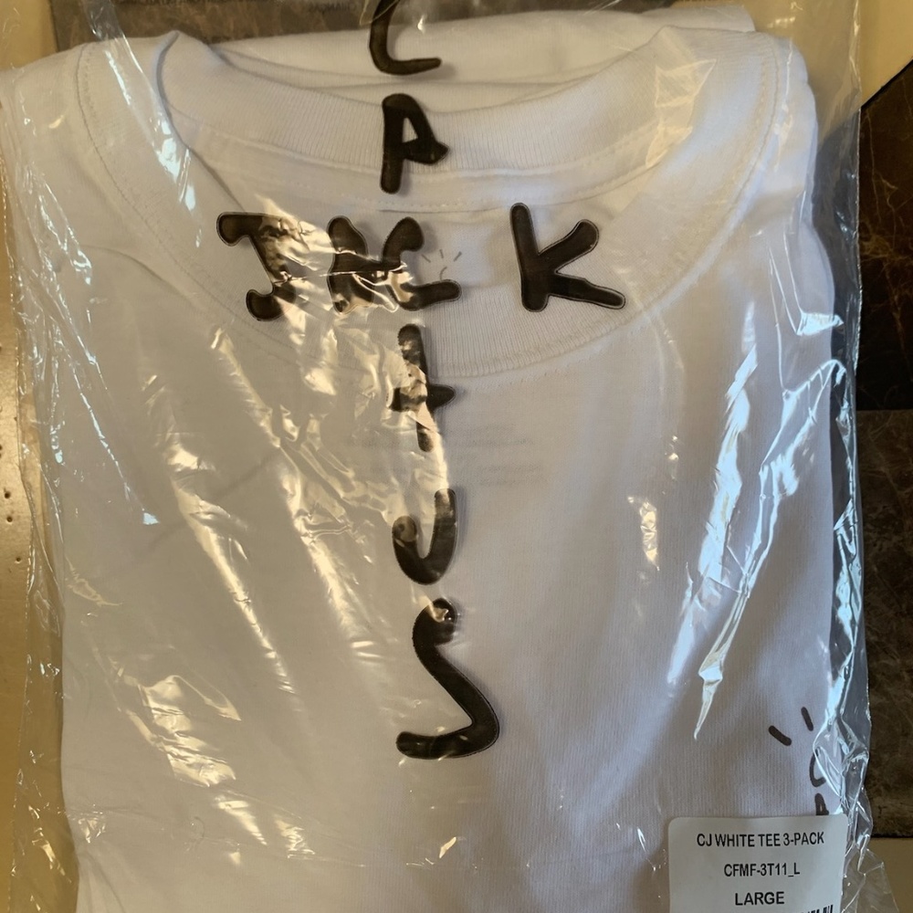 Cactus Jack by Travis Scott Tee 3-Pack 'White'